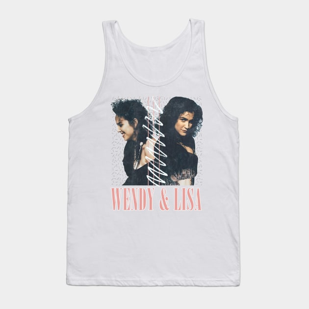 Wendy & Lisa / Retro Fan Design Tank Top by DankFutura